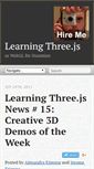 Mobile Screenshot of learningthreejs.com